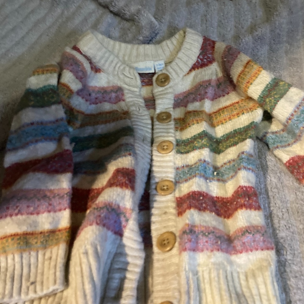 Toddler button down sweater